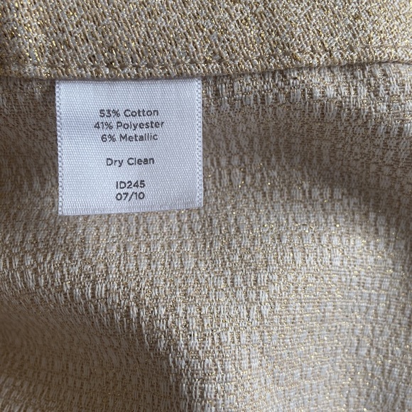 Talbots Signature Gold Metallic Pants - Picture 7 of 7